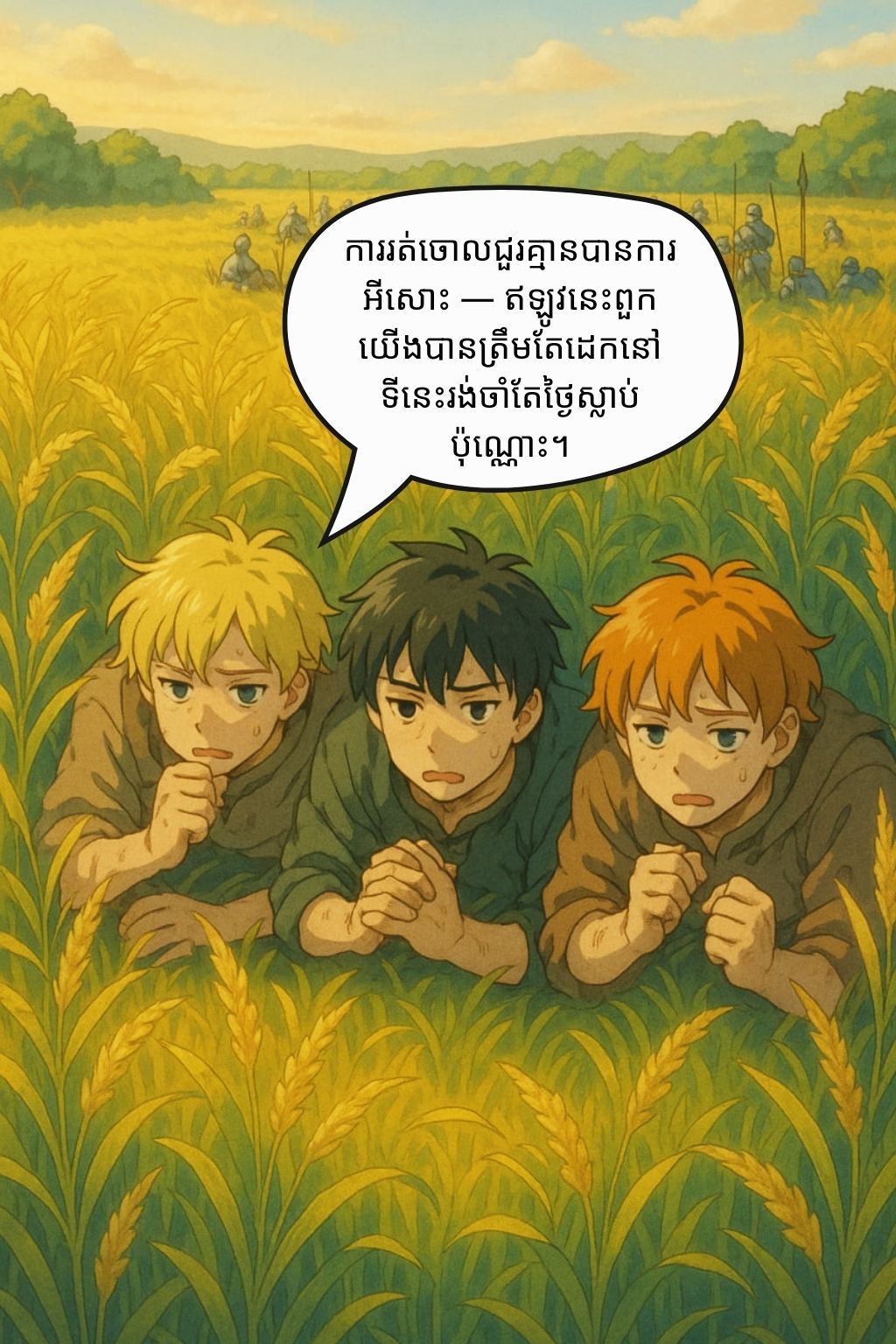 អារក្ស និងទាហានបីនាក់: oneshot